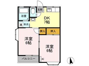 ドリームタウンの物件間取画像